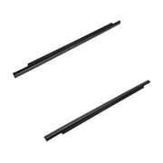 Door Window Belt Weatherstrip - Set of 2 - Compatible with 2007 - 2014 Toyota FJ Cruiser 2008 2009 2010 2011 2012 2013