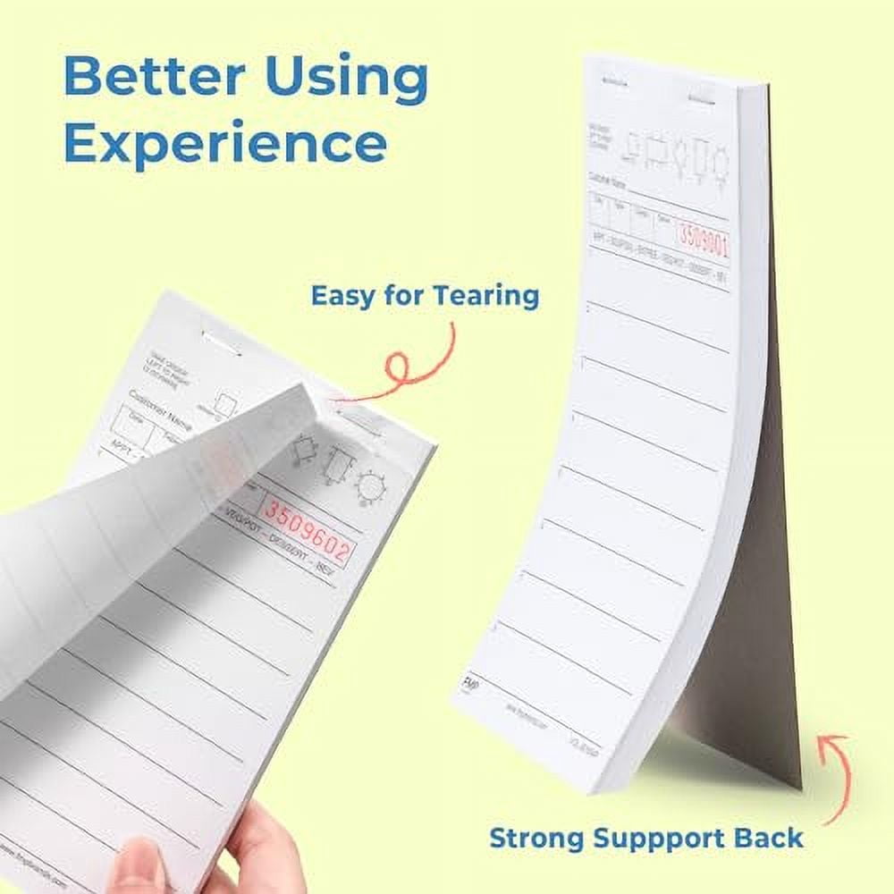 FMP Brands 5000 Sheets Server Note Pads (50 Pads Total), 100 Sheets/Pad, Guest Checks for Servers, Waitress Notepads, Guest Check Pads, Restaurant Order Pads, Guest Check Books for Bar, Cafe, Diners