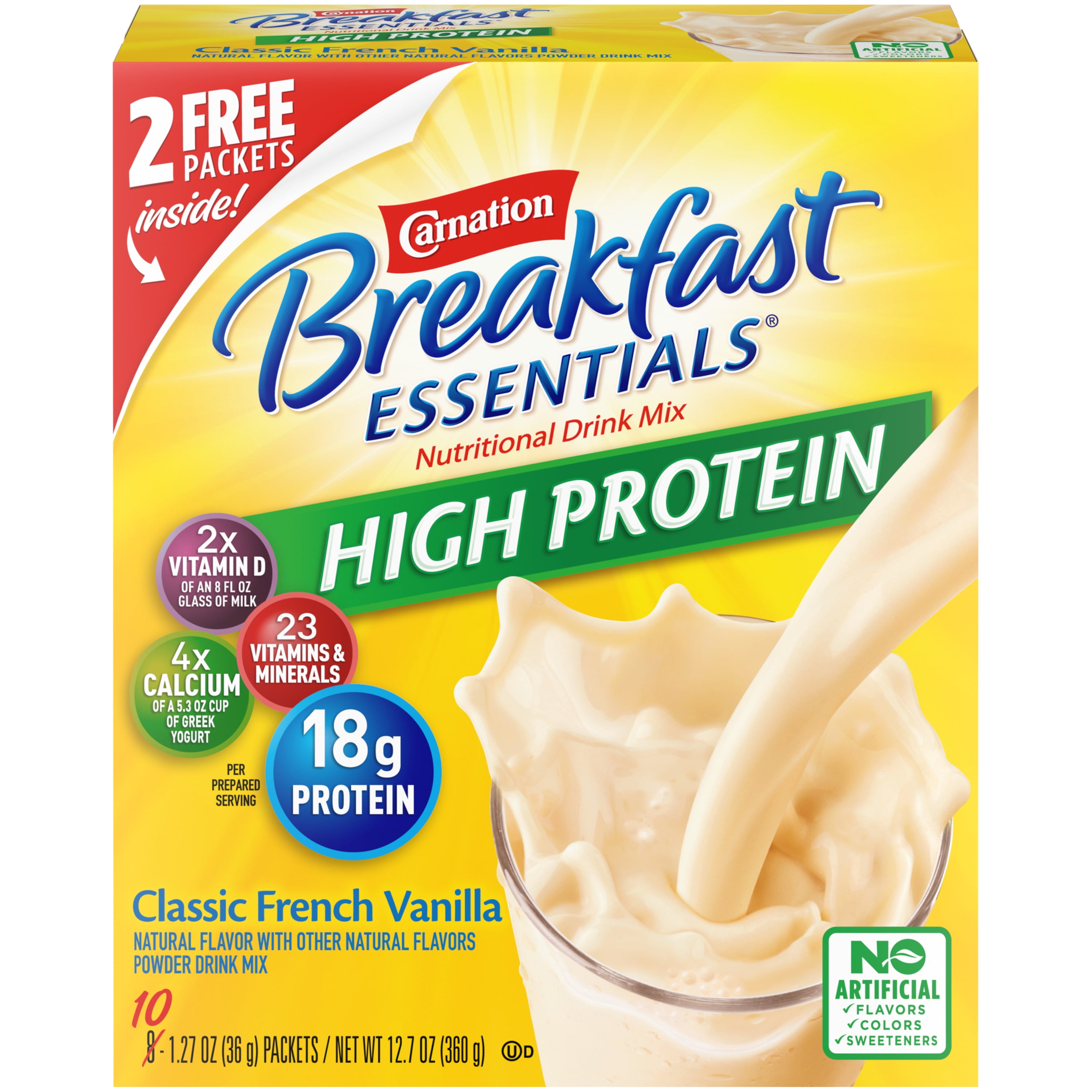 Carnation Breakfast Essentials High Protein Powder Nutritional
