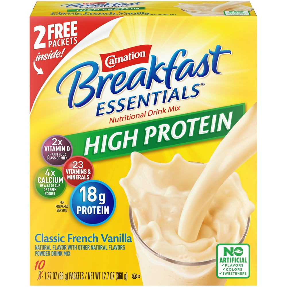 Carnation Breakfast Essentials High Protein Powder Nutritional