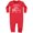 Red, variant on So I'm Little, but I'm Gonna Be a Big Cousin Baby Fleece Romper