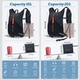 thumbnail image 4 of Mochila de Senderismo BECOJADDE 20L Plegable Ultraligera Negra, 4 of 7