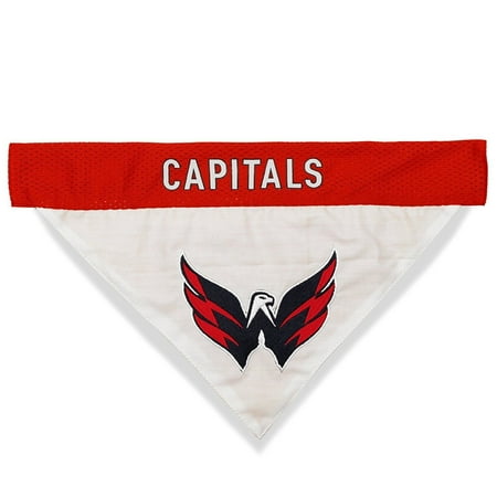 UPC: 0849790077829 | Pets First NHL Washington Capitals Bandana! NEW Reversible Pet Bandana – 2 sided Premium Bandanna