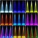 thumbnail image 3 of U`King Luz LED de cabeza móvil 25 W Luces DJ Iluminación de escenario con 8 GOBO 8 colores por DMX-512 y foco de control activado por sonido para fiestas de discoteca, bodas, iglesias, espectáculos en, 3 of 5