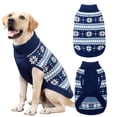 thumbnail image 1 of Jersey para perro KOOLTAIL, tejido, cuello alto, cálido invierno, azul marino, talla M, 1 of 7