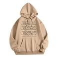 thumbnail image 3 of SIYUDAN Womens Hoodie Trust in the Lord Hoodies Letter Print Hoodies Oversized Pullover Hoodies For Women Women's Fall Clothes Trendy Womens Clothes, 3 of 3