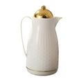 thumbnail image 3 of Hervidor de agua de agua hervidor de agua fácil limpio stovetop 1L café hervidor de café para cocina para acampar el café al aire libre al aire Patrón trenzado, 3 of 8