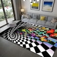 thumbnail image 1 of 3d Vortex Illusion Carpet Entrance Door Floor Mat Abstract Geometric Optical Doormat Non-slip Floor Mat Living Room Decor Rug-week, 1 of 4