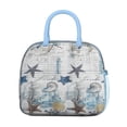 thumbnail image 2 of Lunch Bag Lunch Box for Women Reusable Insulated Lunch Bags,Water-Resistant Sea Shell Starfish Pattern Cooler Lunch Tote Bag, Large Capacity for Work Travel Picnic, 2 of 6