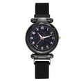 thumbnail image 1 of Montre à Quartz pour Femmes, Mode, Simple, Cadran Étoilé, Bracelet en Maille en Acier Inoxydable, Cadeau, 1 of 9