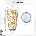 thumbnail image 4 of Rateoe Cartoon Squirrel Printed Car Guy Gifts for Men Women Tumbler - 20oz/590ml Double Wall Vacuum Insulated Stainless Steel Travel Tumbler Cups with Lid & Straw-Straw Two-piece Set, 4 of 8