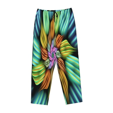 Kdxio Women s Comfy Stretch Hippie StylePrint Drawstring Pajama Pants-Medium