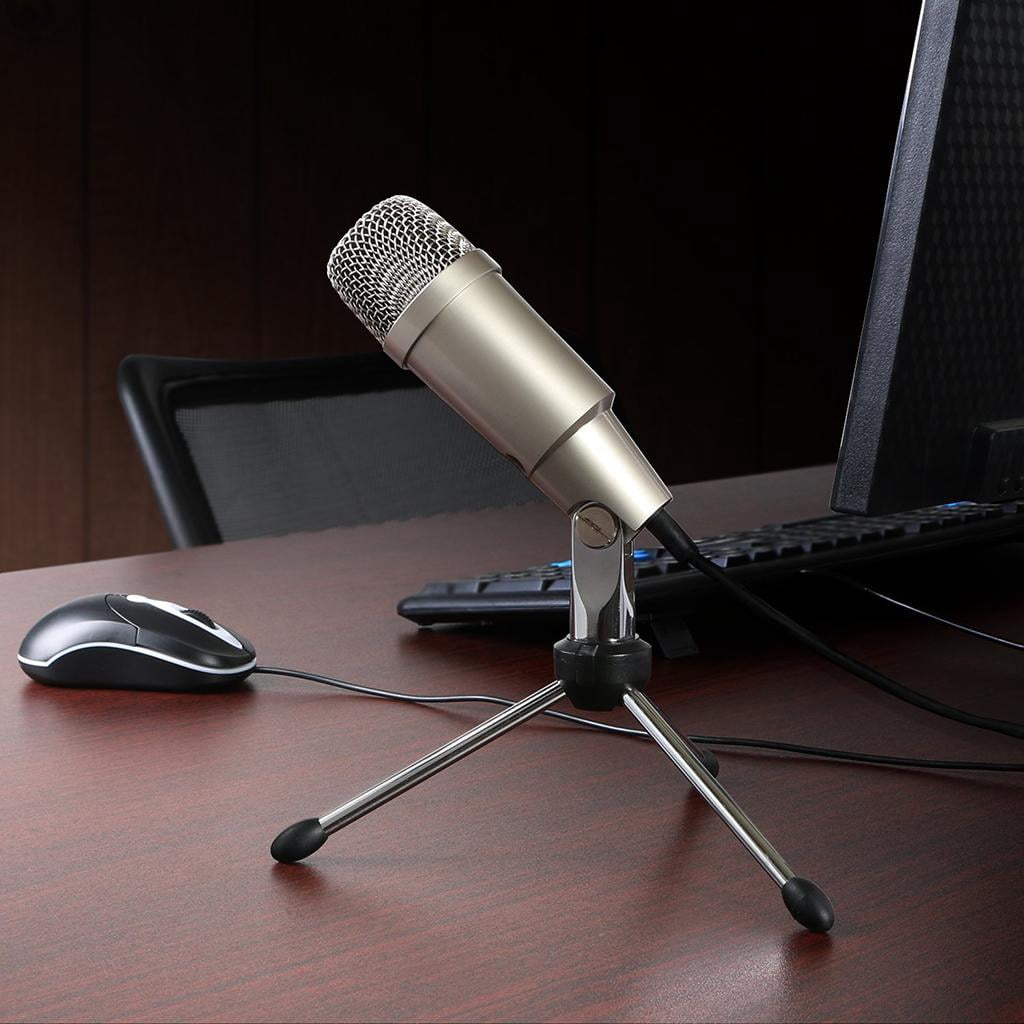 LeeQinersw Professional USB Condenser Microphone for Audio Recording Podcasting & Stand