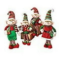 thumbnail image 2 of Burton & Burton Set of 4 Christmas Elves Plush Figurines for Holiday Home Decor, 2 of 3