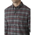 thumbnail image 4 of Chaps Men's & Big Men's Long Sleeve Stretch Button Down Flannel Shirt, 4 of 4