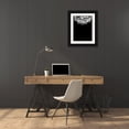 thumbnail image 3 of Incado 25x32 Black Ornate Wood Framed with Double Matting Museum Art Print Titled - Crystal II, 3 of 4
