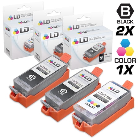 LD Compatible Cartridge Replacement for Canon PGI35 & CLI36 (1 Black  1 Color  2-Pack)