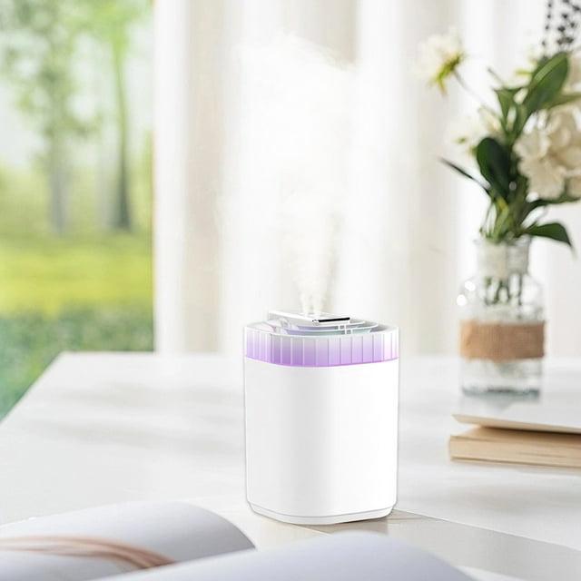Chmadoxn Home Appliances Colorful Cool Large Capacity Humidifier, USB Desktop Humidifier, Three Spray Modes,Auto Shut-Off For Car,Bedroom, Babies Room, Office, Home,Super Quiet Colorful Humidifier