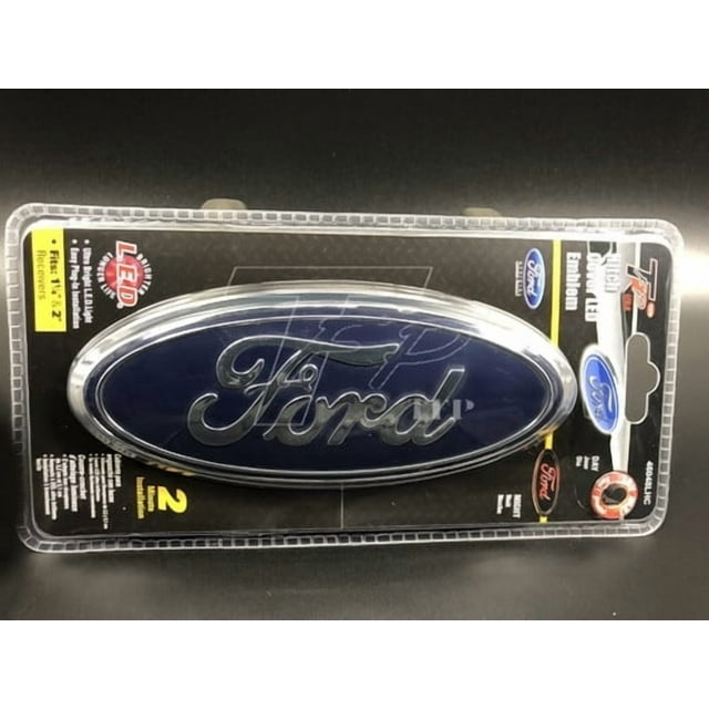 TFP Emblem 44116LTGEC 7 Inch LED FORD Logo; Tailgate; Chrome Plated