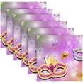 thumbnail image 6 of Coolnut Mardi Gras Cloth Napkins Set of 1, Oversized Washable Reusable Polyester Dinner Table Napkins for Family, Restaurant, Party Decor, 20 x 20 Inch, 6 of 7