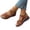 03-Brown, variant on Women's Vintage Floral Wedge Platform Sandals, Adjustable Buckle Ankle Strap Open Toe Casual Summer Sandals, Wide & Plus Sizes Offered 03-Brown 42