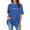 Blue, variant on Tops for Women Trendy Designer T Shirts for Women Scrub Top plus Size Camisole Pack Extra Long T Shirts Long Sleeve Tunic Womens Tops Striped Sleeve Shirt Womens Raglan Shirt Teen Girls Khaki M