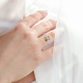 thumbnail image 5 of Gemistry Ring In 925 Sterling Silver With Champagne And White CZ, 5 of 5