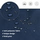 thumbnail image 5 of Cortina de ducha impermeable para hotel, cortina de ducha azul oscuro, 5 of 6