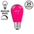 thumbnail image 2 of Novelty Lights Pink S14 Edison Hanging Outdoor String Light Replacement Bulbs E26 medium Base 11 Watt, 2 of 5