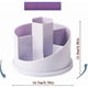 thumbnail image 2 of 360° Rotating Pen Holder Makeup Brush Holder Desk Organizer Office Supplies Makeup Organizer (purple), 2 of 5