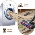 thumbnail image 5 of Animal Biographies Bathroom Rug Washable 2x3 Entryway Rug Non Slip Retro Country Dragonfly Butterflies Brown Front Door Mat Low Pile Indoor Doormat Throw Floor Carpet for Kitchen Bedroom Entrance, 5 of 8