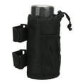 thumbnail image 2 of Portabotellas para bicicleta, ajustable para botellas de 12 a 32 oz, duradero, de tela Oxford, para silla de ruedas, para barras de 0,9 a 2 pulgadas, color negro, 17,5 x 8,5 x 17,5 cm, 2 of 14