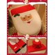 thumbnail image 2 of Funda de asiento de inodoro Happy Santa, 3 uds., funda de tanque y conjunto de alfombra antideslizante-Baño Navidad Decora Feliz Sencillez, 2 of 5