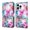 P, variant on ELEHOLD Leather Wallet Case for iPhone XR with Lanyard, Credit Card Slot Anti-Scratch Protection Durable Magnetic Closure Kickstand Flip Wallet Cover for Women,A