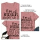 thumbnail image 3 of Camiseta holgada de gran tamaño para mujer con divertidos estampados navideños, mangas cortas, talla XL, encanto de verano en oro rosa, 3 of 4