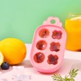 thumbnail image 1 of Bandeja de hielo de verano Snmubt, forma de oso, para cócteles, cilíndrica, para hacer hielo, para el hogar, de grado alimenticio (rosa), 1 of 6
