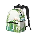 thumbnail image 2 of Easygdp Cartoon Cactus Casual Laptop Backpack, Large Capacity Schoolpack for School, Travel, Business, 2 of 8