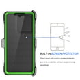 thumbnail image 6 of Tekcoo for Motorola Moto G 5G 2025 Case with [Built-in Screen Protector], Military Grade Shockproof Rugged Phone Case with Belt-Clip Holster & Kickstand Heavy Duty Cover for Moto G 5G 2025 - Green, 6 of 10