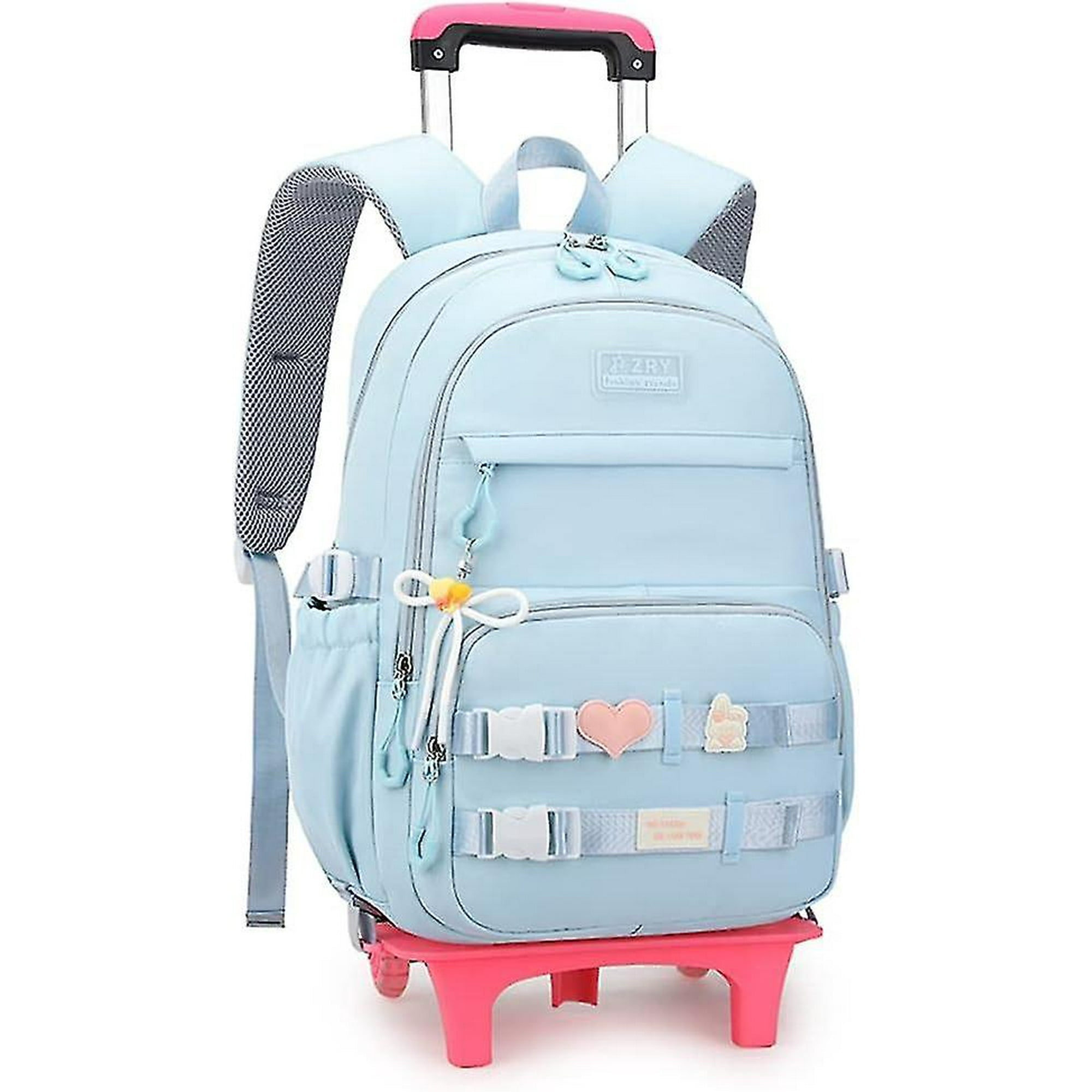Kids backpack with wheels sale