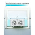 thumbnail image 3 of BLACK+DECKER BFW9M 9-In. 2-Speed Twin Window Fan with Adjustable Side Panels, White, BFW9M, 3 of 7