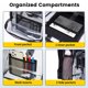 thumbnail image 5 of Mochila transparente Vorspack extra grande de PVC transparente negro, 5 of 6