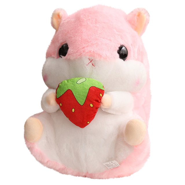 Linda almohada de tiro de hámster de peluche, juguetes de peluche de dibujos animados Wmkox8yii shdjk1338