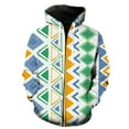 thumbnail image 1 of Sudadera con capucha y cremallera para hombre, diseño de mapa de tribus primitivas étnicas, estilo Harajuku, ropa de calle de primavera, moda de manga larga, divertida para adolescentes, 1 of 6