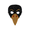 Black, variant on MInHoues Rhinestone Crow Costume Mask, Long Beak Masquerade Prop For Men Women, Halloween Cosplay Party Accessory, Sparkling Gothic Resin Face Cover For Festive Holiday Gatherings, Gray