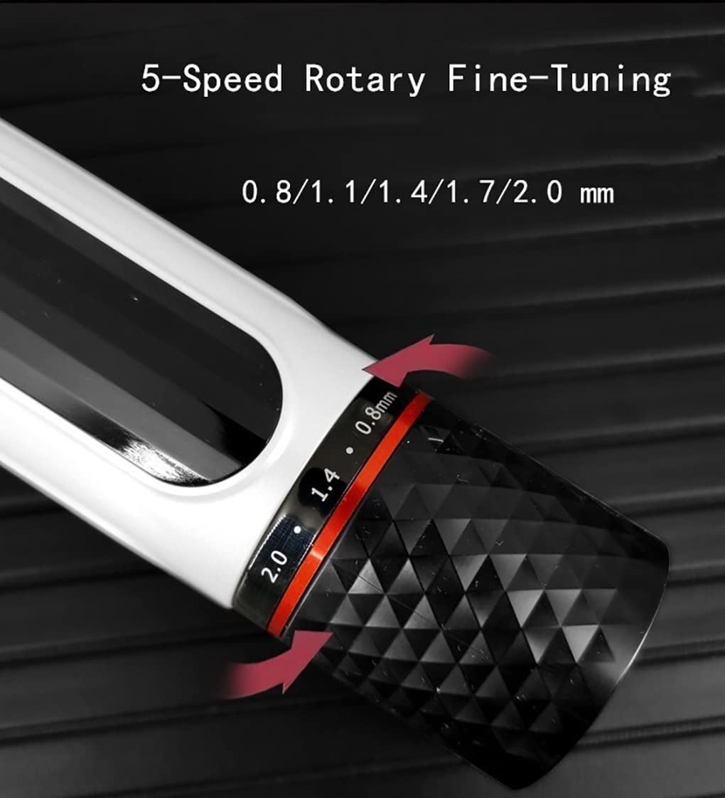 RKXQT Hair Clippers for Men, Hair Clipper Lithium Battery Haircut Cutting Machine Hair Trimmer For Men Cordless Hairdressing Barber Scissors Rechargeable (Color : White)