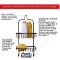 thumbnail image 3 of Home Basics Bronze Heavyweight Shower Caddy, 3 of 6