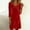 c01Red, variante sur JGGSPWM Robe en Velours à Col en V pour Femmes, Manches Longues, Midi Décontractée, Automne Hiver, Élégante, Couleur Unie, Usage Quotidien, Vert TTG