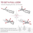 thumbnail image 6 of HOMCOM 7 Foot Snow Flocked Artificial Christmas Tree, Easy Assembly, 6 of 9