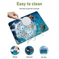 thumbnail image 3 of Red Carp Soft Diatomaceous Earth Mat, Watercolor Rippled Water Surface Animal Realistic Style Absorbent Bath Mat Non Slip Rubber Backed Quick Dry Doormat Fit Under Door for Bathroom Kitchen 16"x24", 3 of 9