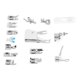 thumbnail image 5 of Juego de máquinas de coser, 15 piezas Máquinas de coser Prensatelas para máquinas de coser Kit de pies Máquinas de coser Juego de prensatelas Máxima comodidad, 5 of 8